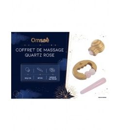 Coffret de massage en Quartz rose