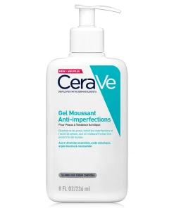Cerave Face Gel Moussant Anti-imperfections Peaux à imperfections et à tendance acnéique 236ml